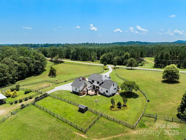 724 Moore Rd, Tryon, NC 28782 - aerial view of sparsely populated area with agricultural land