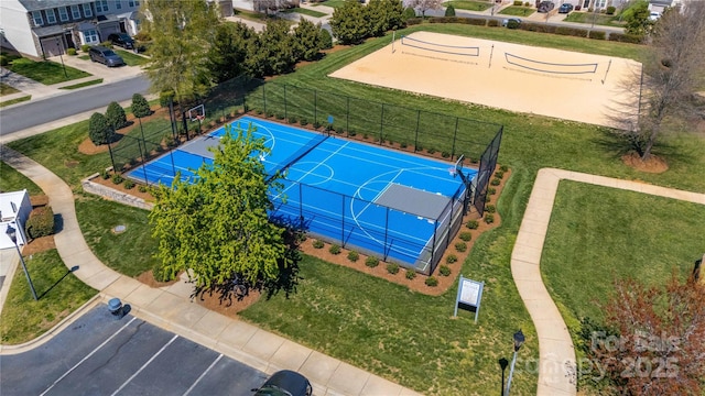 10420 Glenburn Ln, Charlotte, NC 28278 - view of sport court with a tennis court
