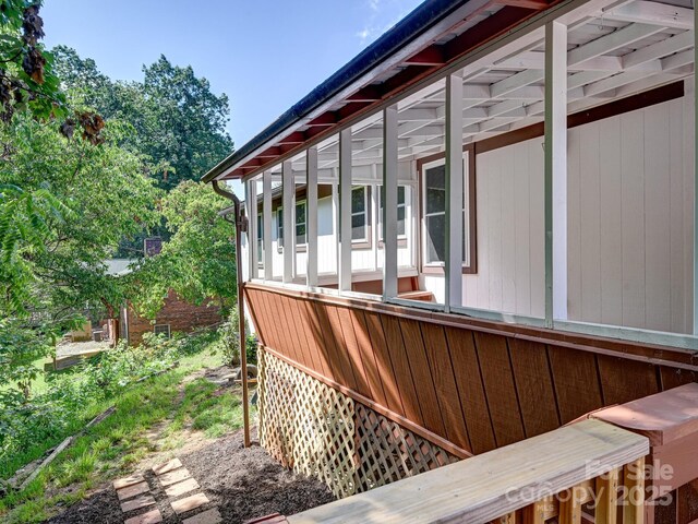 85 Pine Ridge Rd, Mars Hill, NC 28754 - view of wooden deck