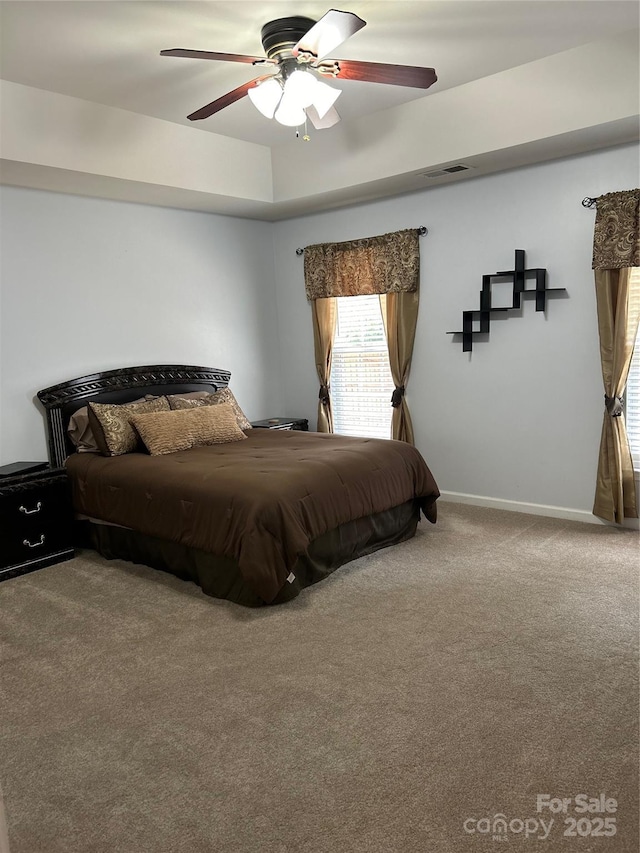 630 Springhouse Pl, Clover, SC 29710 - bedroom with carpet and ceiling fan