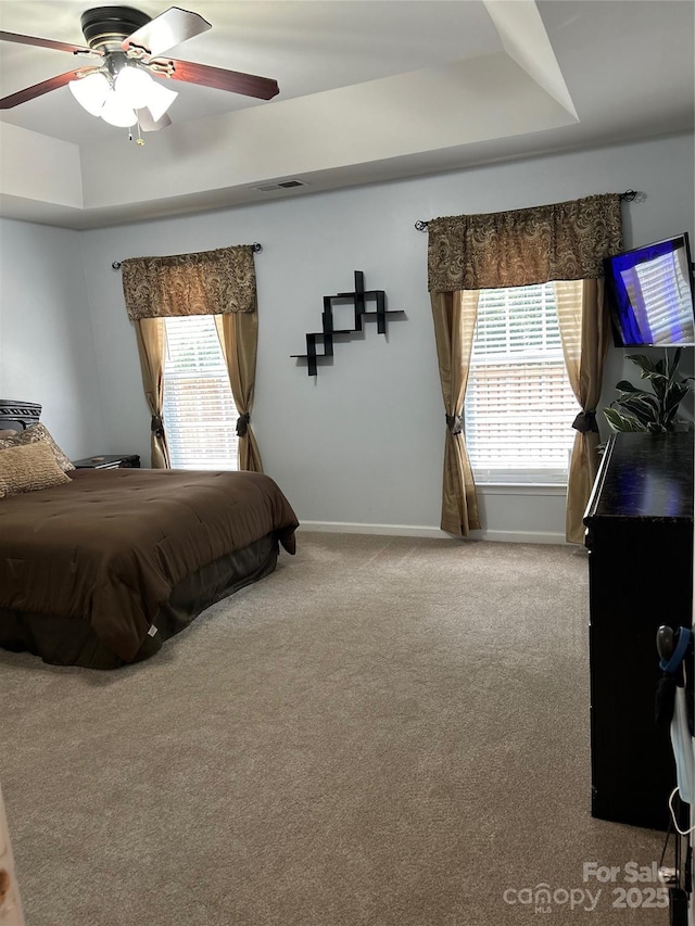 630 Springhouse Pl, Clover, SC 29710 - carpeted bedroom featuring baseboards and ceiling fan