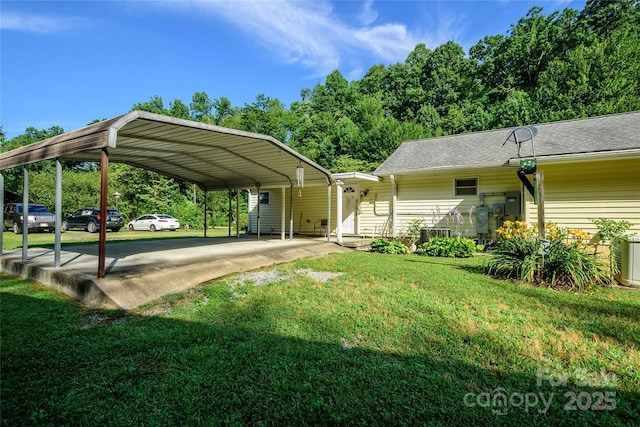 4720 Brevard Rd, Horse Shoe, NC 28742 - view of car parking featuring a detached carport