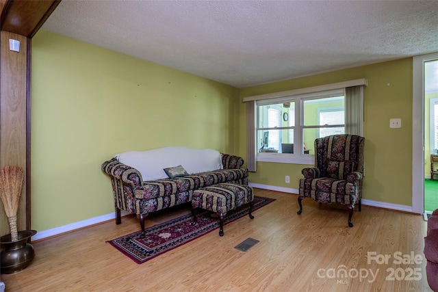 4720 Brevard Rd, Horse Shoe, NC 28742 - living area with wood finished floors and a textured ceiling
