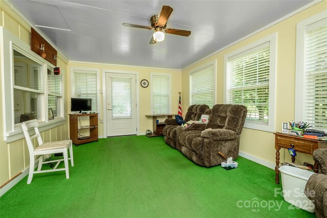 4720 Brevard Rd, Horse Shoe, NC 28742 - sunroom / solarium featuring carpet floors