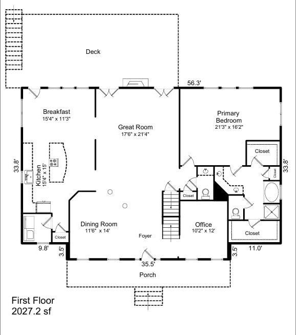 9012 Arrington Manor Pl, Charlotte, NC 28277 - view of floor plan / room layout