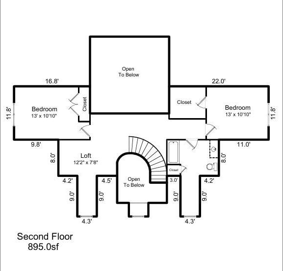 9012 Arrington Manor Pl, Charlotte, NC 28277 - view of floor plan / room layout