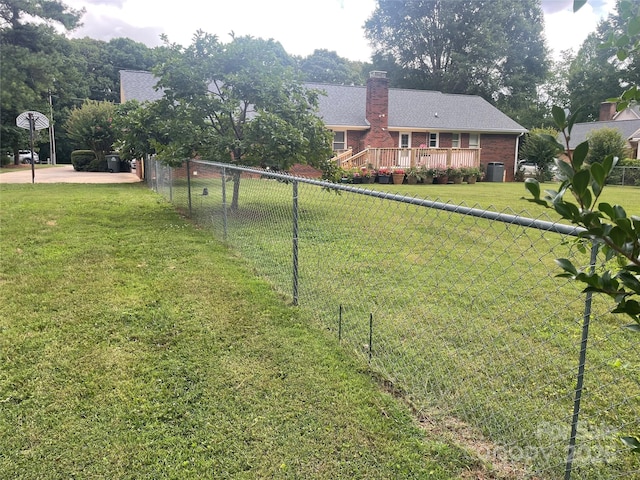470 Roger Dr, Salisbury, NC 28147 - view of yard with a deck
