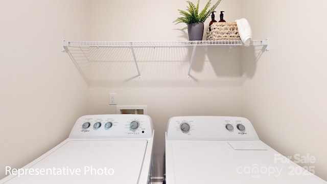 1053 20th Avenue Loop SE, Hickory, NC 28602 - washroom with washer and clothes dryer