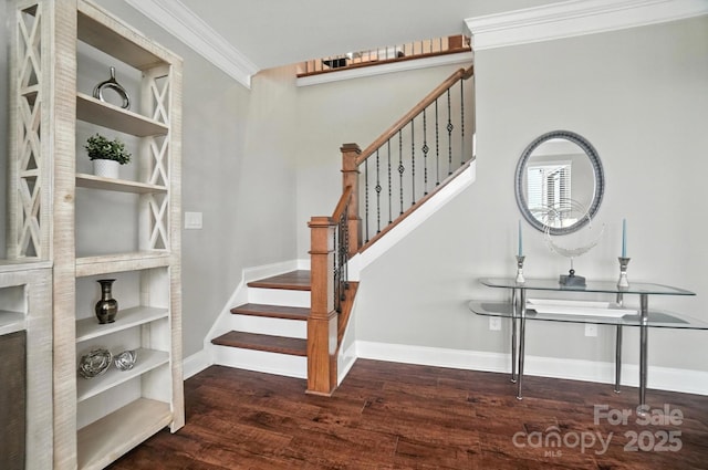 2006 Paddington Dr, Indian Trail, NC 28079 - stairway with wood finished floors and ornamental molding