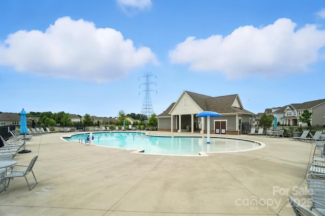 2006 Paddington Dr, Indian Trail, NC 28079 - community pool with a patio area