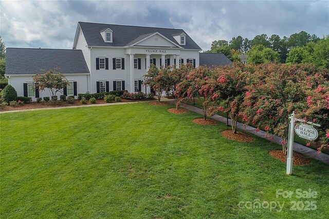 1855 Second Baxter Xing, Fort Mill, SC 29708 - greek revival inspired property with a front yard and a shingled roof