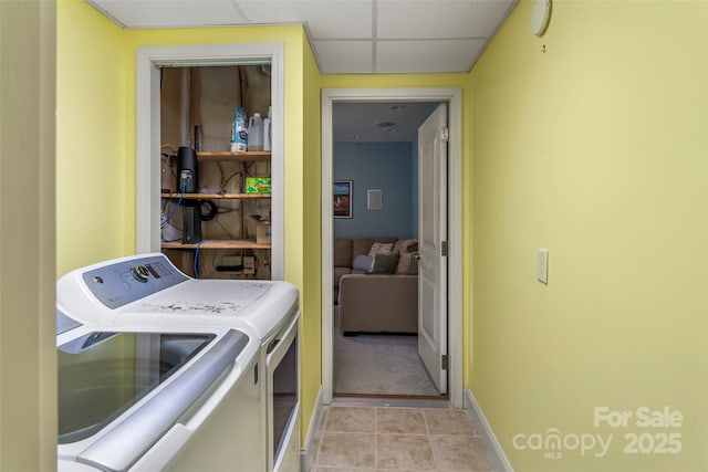 4 Northview Ln, Weaverville, NC 28787 - laundry area featuring independent washer and dryer and baseboards