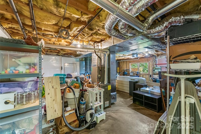 4 Northview Ln, Weaverville, NC 28787 - below grade area with electric panel and heating unit