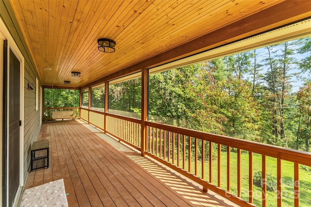 4 Northview Ln, Weaverville, NC 28787 - view of wooden deck