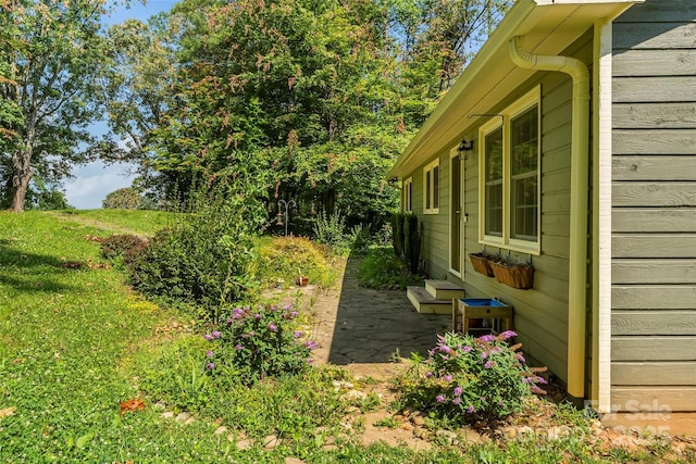 4 Northview Ln, Weaverville, NC 28787 - view of yard featuring a patio area and entry steps