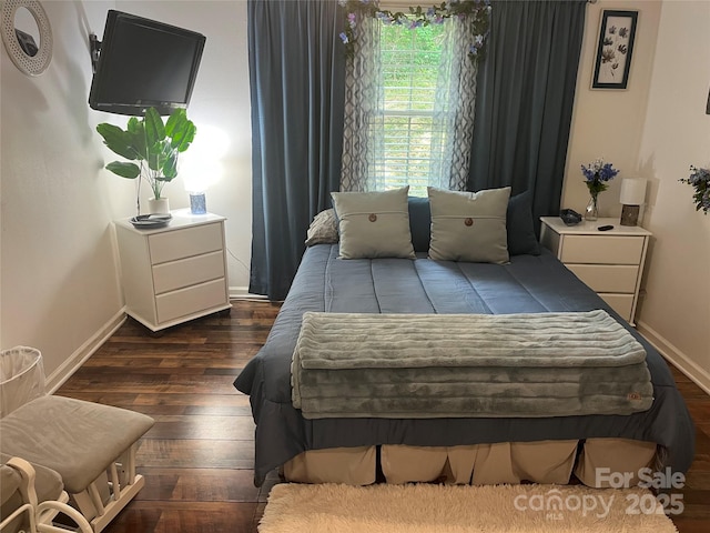 69 Devlin St, Canton, NC 28716 - bedroom with dark wood-style flooring and baseboards