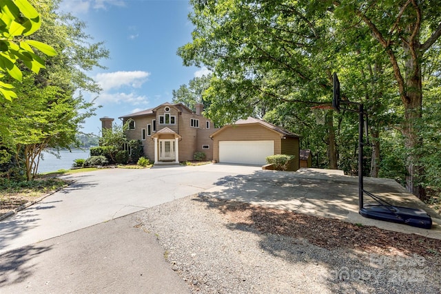 5 Hidden Cove Ln, Clover, SC 29710 - view of front of property featuring a detached garage