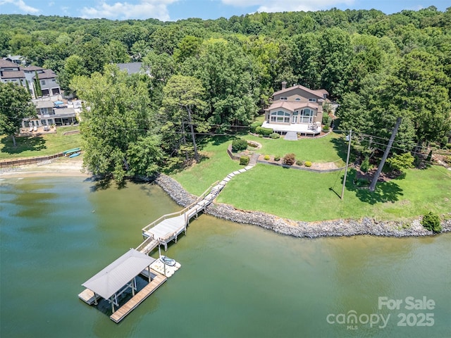 5 Hidden Cove Ln, Clover, SC 29710 - view of subject property with a forest and a large body of water