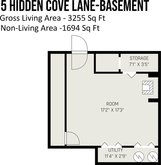 5 Hidden Cove Ln, Clover, SC 29710 - view of room layout