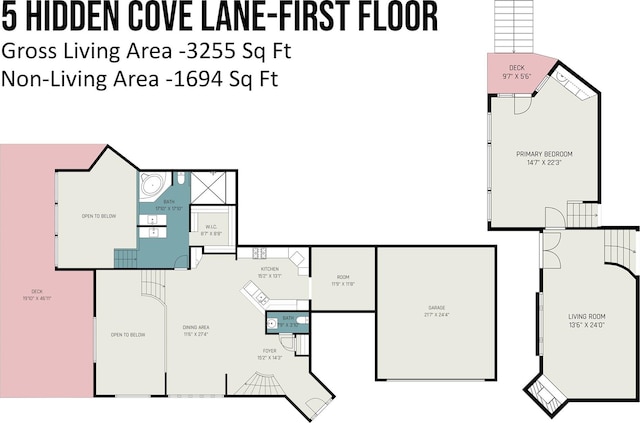 5 Hidden Cove Ln, Clover, SC 29710 - view of home floor plan