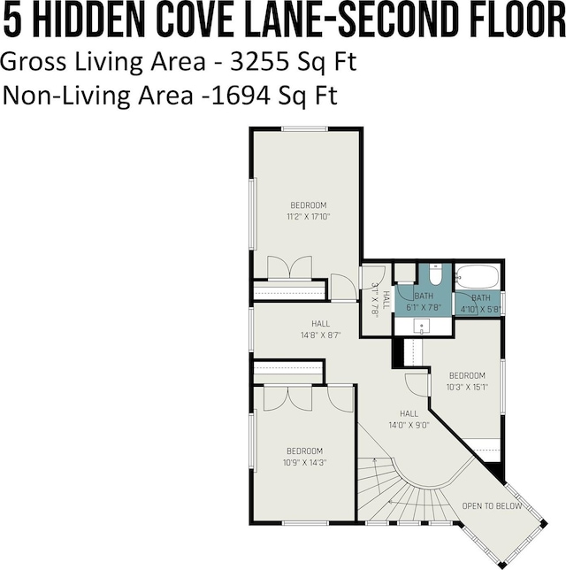 5 Hidden Cove Ln, Clover, SC 29710 - view of room layout