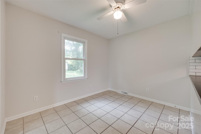 810 Applegate Ct, Gastonia, NC 28054 - spare room with a ceiling fan and light tile patterned floors