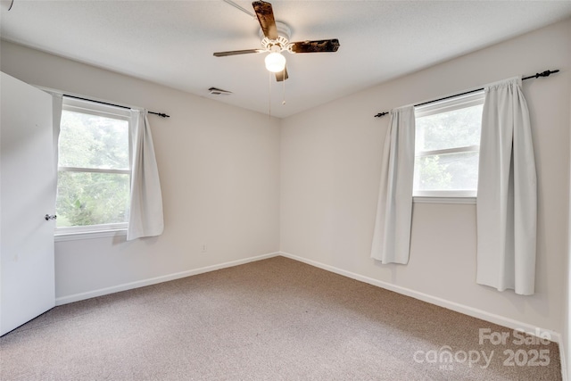 810 Applegate Ct, Gastonia, NC 28054 - carpeted empty room featuring ceiling fan and baseboards