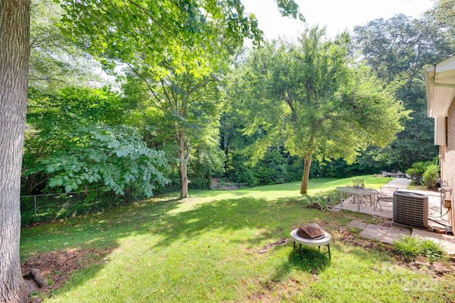 810 Applegate Ct, Gastonia, NC 28054 - view of yard featuring a fire pit and a patio