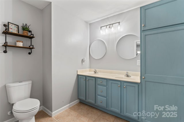 110 Bost Cir, Rockwell, NC 28138 - full bathroom featuring double vanity and tile patterned flooring
