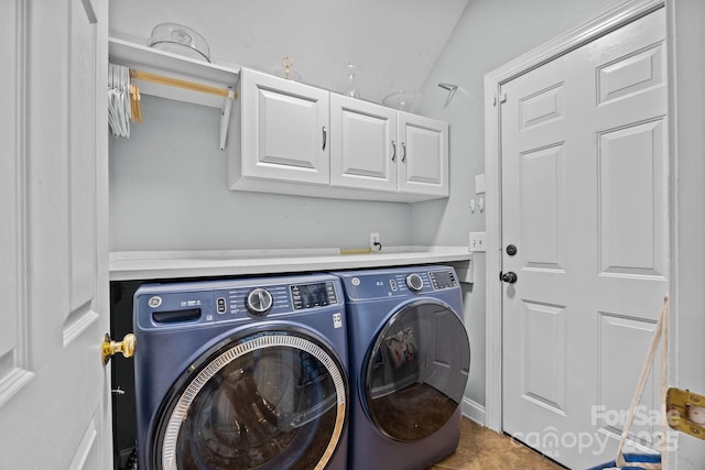 4108 Deerfield Dr NW, Concord, NC 28027 - washroom with cabinet space and independent washer and dryer