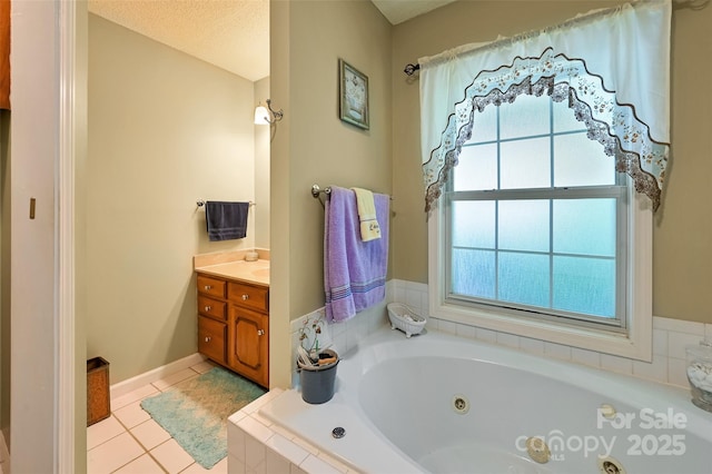 209 Camellia Way, Hendersonville, NC 28739 - bathroom with healthy amount of natural light, a whirlpool tub, and vanity