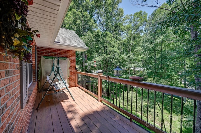 209 Camellia Way, Hendersonville, NC 28739 - view of wooden terrace