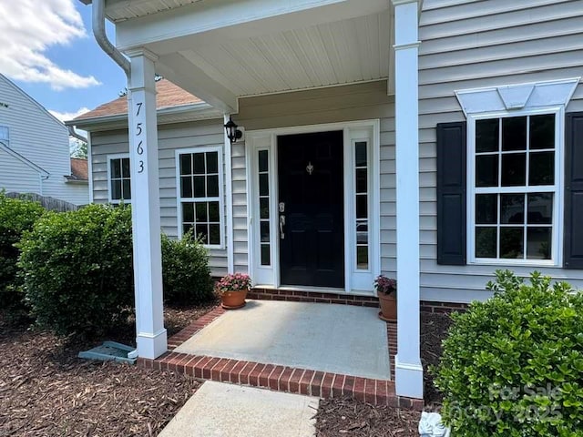 7563 Sedgebrook Dr W, Stanley, NC 28164 - entrance to property featuring a porch