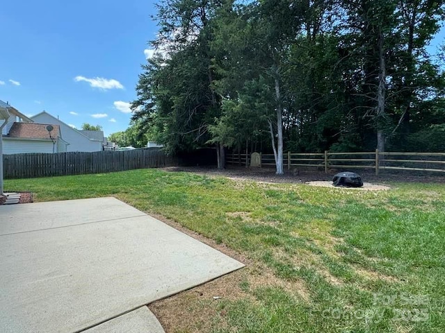 7563 Sedgebrook Dr W, Stanley, NC 28164 - fenced backyard featuring a patio area