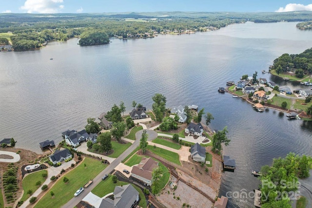 347 Landing Trl, Mount Gilead, NC 27306 - view of property location with a large body of water and nearby suburban area