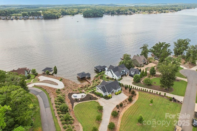 347 Landing Trl, Mount Gilead, NC 27306 - aerial view of a large body of water