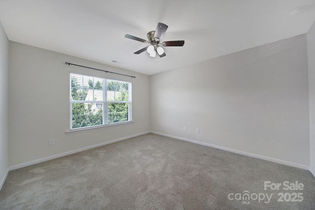 10328 Ebbets Rd, Charlotte, NC 28273 - carpeted spare room featuring ceiling fan and a smoke detector