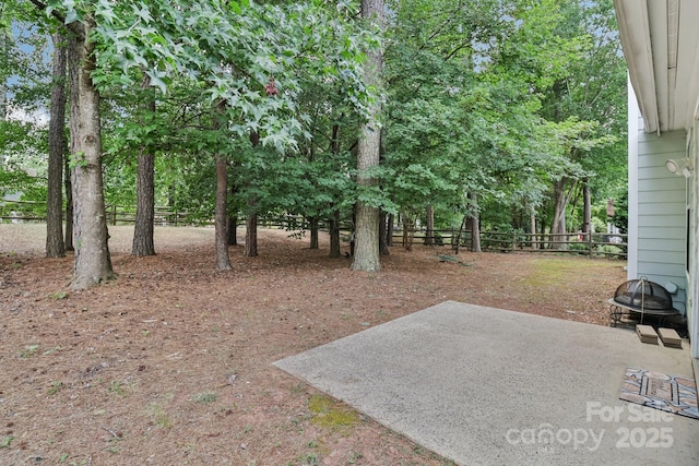 11100 Scrimshaw Ln, Charlotte, NC 28215 - view of yard with a patio