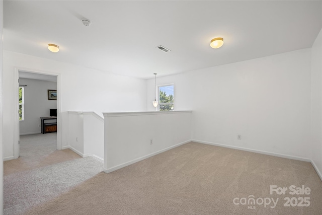 1287 Century Dr, Clover, SC 29710 - carpeted spare room with baseboards and a smoke detector