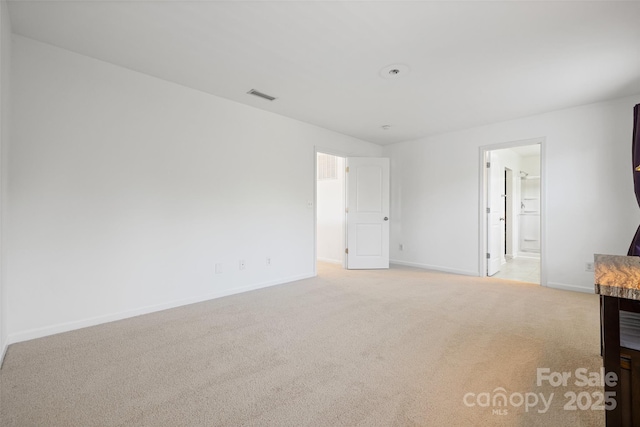1287 Century Dr, Clover, SC 29710 - unfurnished bedroom with light carpet and ensuite bathroom