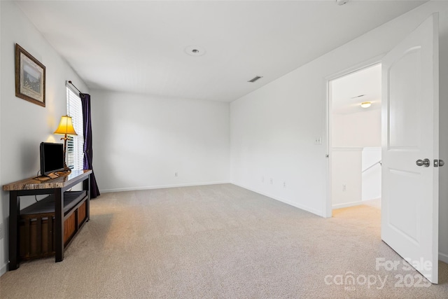 1287 Century Dr, Clover, SC 29710 - unfurnished living room with light colored carpet