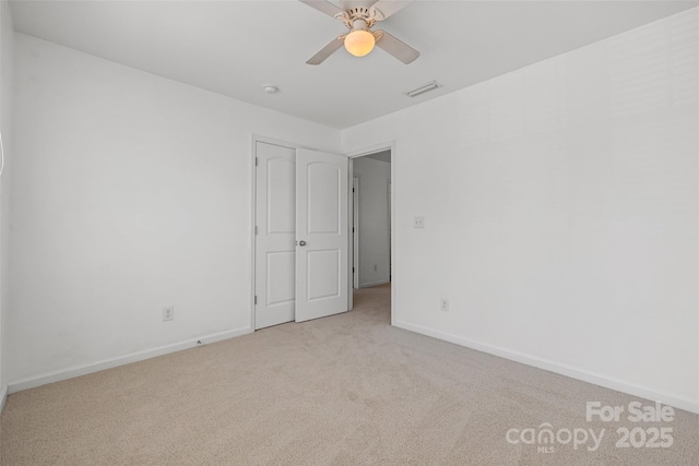 1287 Century Dr, Clover, SC 29710 - unfurnished bedroom with carpet floors and ceiling fan