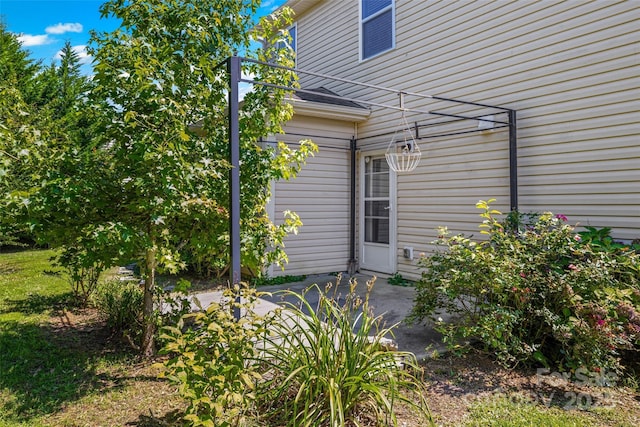 1287 Century Dr, Clover, SC 29710 - view of side of home featuring a patio area