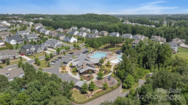 2225 Masons Bend Dr, Fort Mill, SC 29708 - aerial overview of property's location with nearby suburban area and a pool area