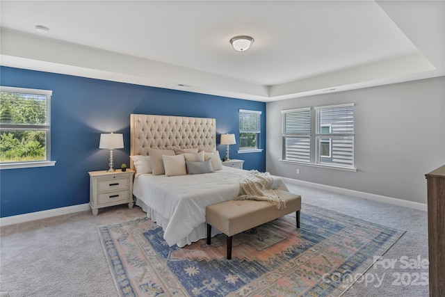 2225 Masons Bend Dr, Fort Mill, SC 29708 - carpeted bedroom with baseboards and a raised ceiling