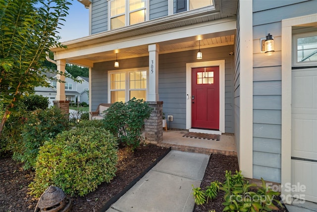 305 Redberry Ct, York, SC 29745 - property entrance with a porch