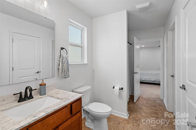 305 Redberry Ct, York, SC 29745 - bathroom featuring vanity, connected bathroom, and tile patterned flooring