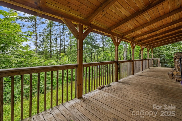 41 Waya Way, Whittier, NC 28789 - view of deck