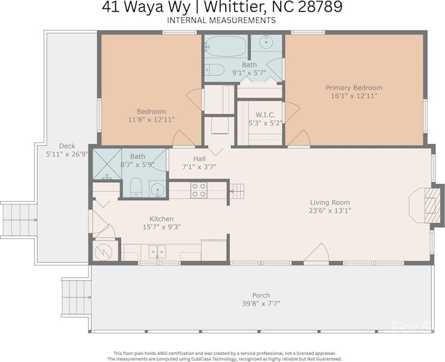41 Waya Way, Whittier, NC 28789 - view of home floor plan