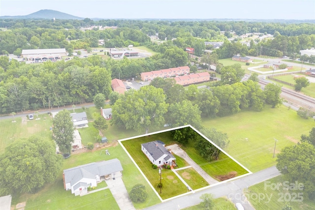 410 Gann St, Lowell, NC 28098 - aerial view of property's location with property parcel outlined